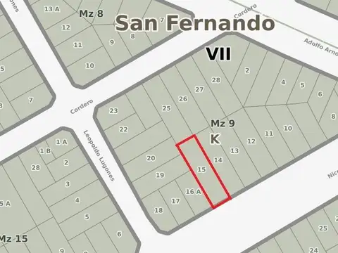 Terreno en Venta en Virreyes, Partido de San Fernando