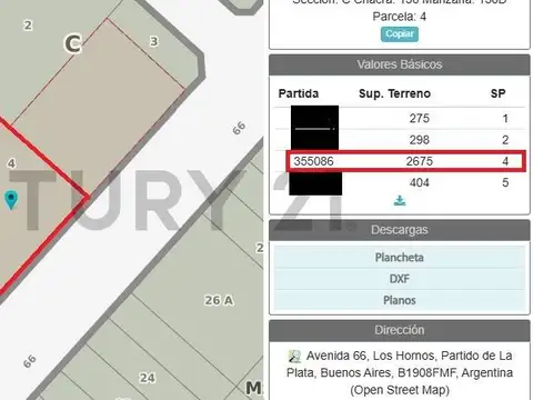 Terreno en Venta en Los Hornos, La Plata