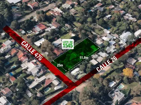Terreno en Venta en City Bell, Partido de La Plata
