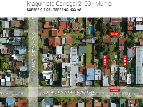 Terreno en Venta en Munro, Partido de Vicente López