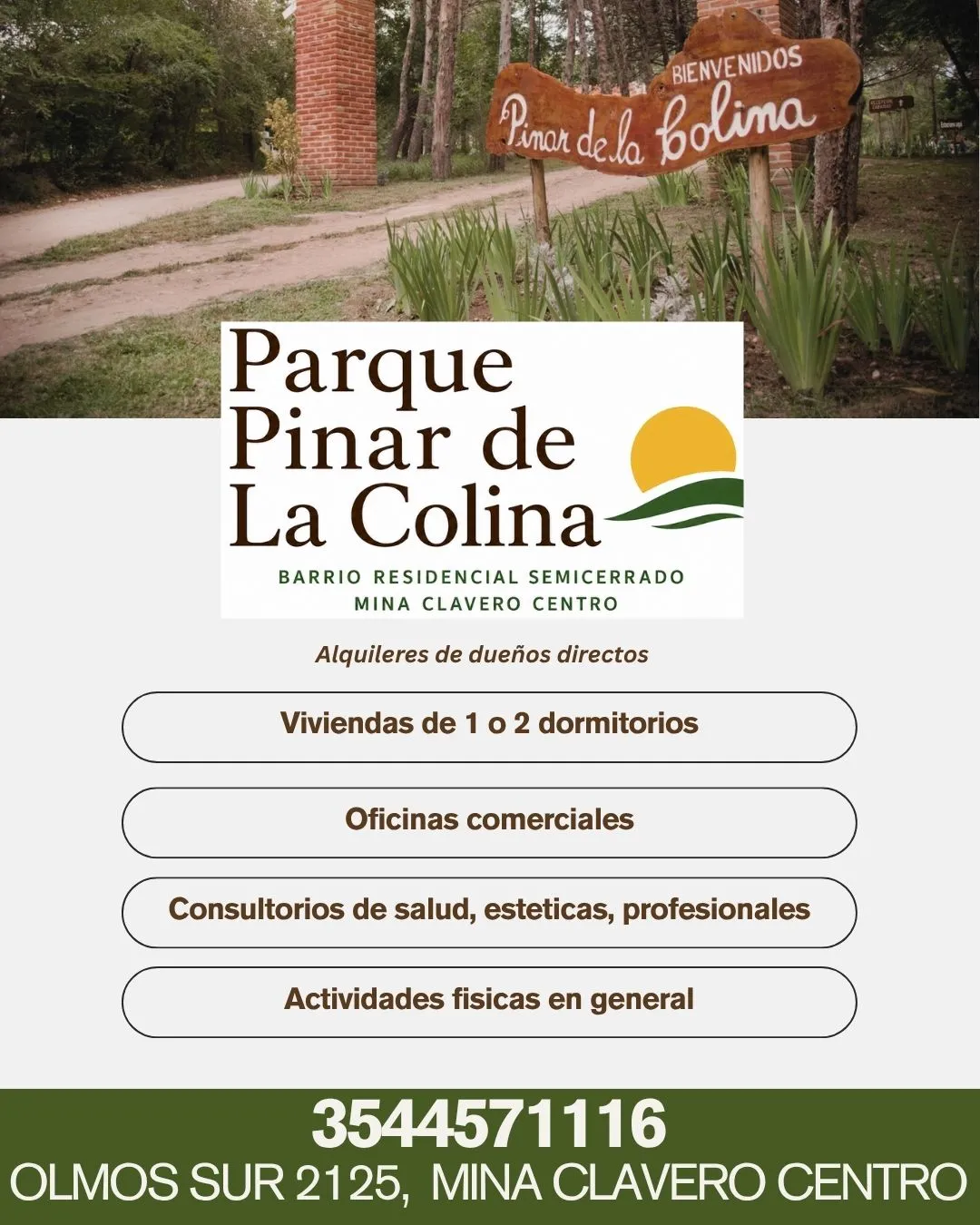OFICINA, CONSULTORIO Y/O EMPRENDIMIENTO