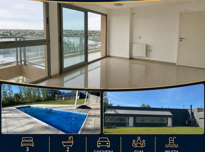 Departamento · 65m² · 2 Dormitorios · 1 Cochera