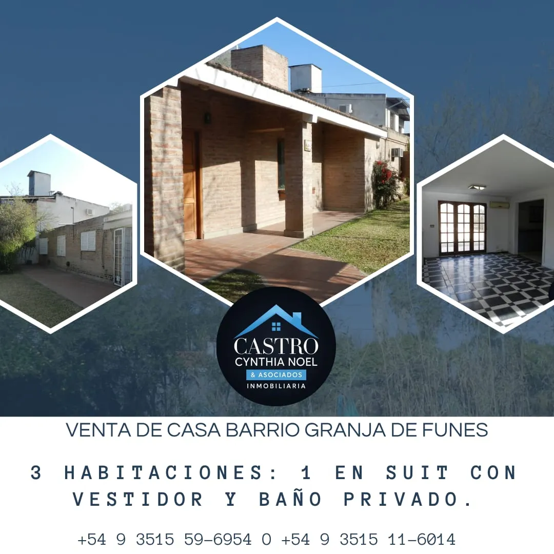 VENTA DE CASA en Barrio Granja de Funes.