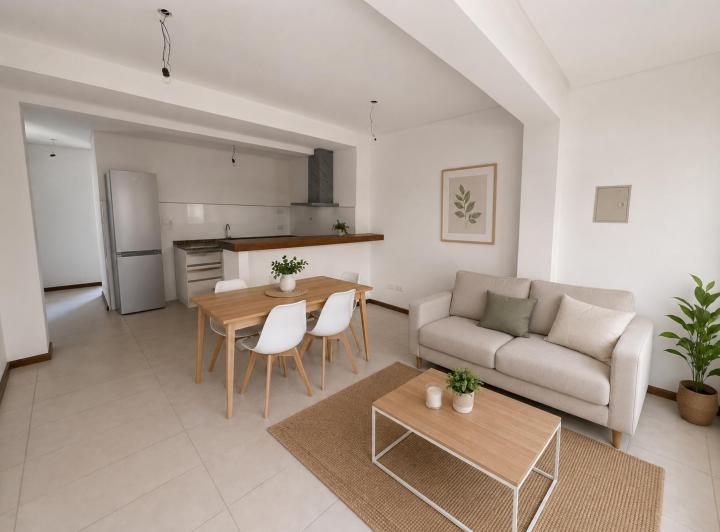 Departamento · 60m² · 2 Ambientes · 1 Cochera