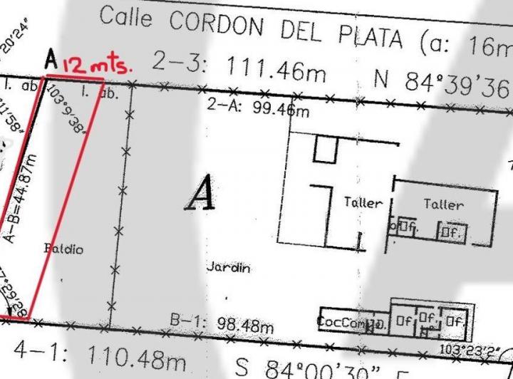 Terreno · 538m²
