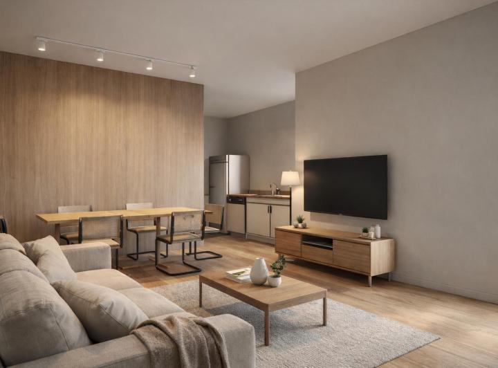 Departamento · 55m² · 3 Ambientes · 1 Cochera