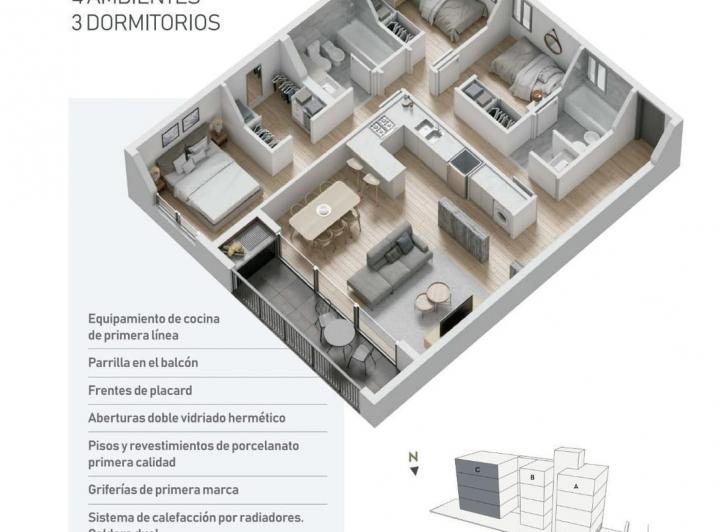 Departamento · 38m² · 2 Ambientes