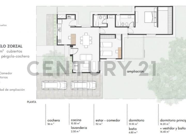Casa · 116m² · 2 Dormitorios · 2 Cocheras