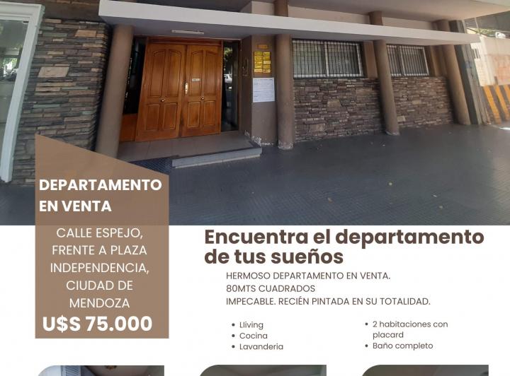 Departamento · 80m² · 2 Dormitorios