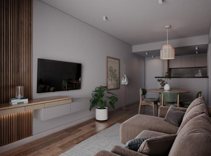 Departamento · 61m² · 3 Ambientes