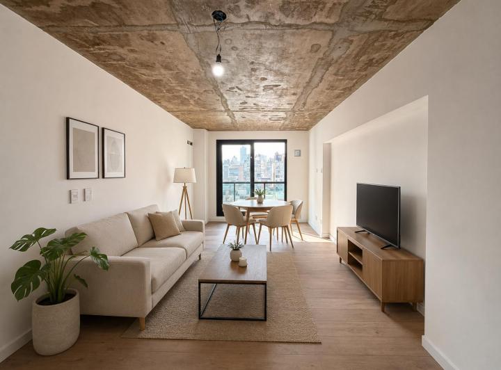 Departamento · 60m² · 3 Ambientes · 1 Cochera