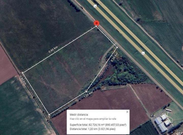 Terreno · 83000m²