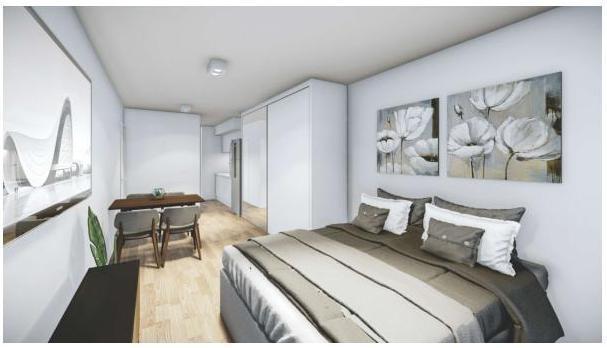 Departamento · 44m² · 2 Ambientes · 1 Cochera