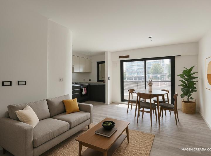 Departamento · 44m² · 2 Ambientes · 1 Cochera