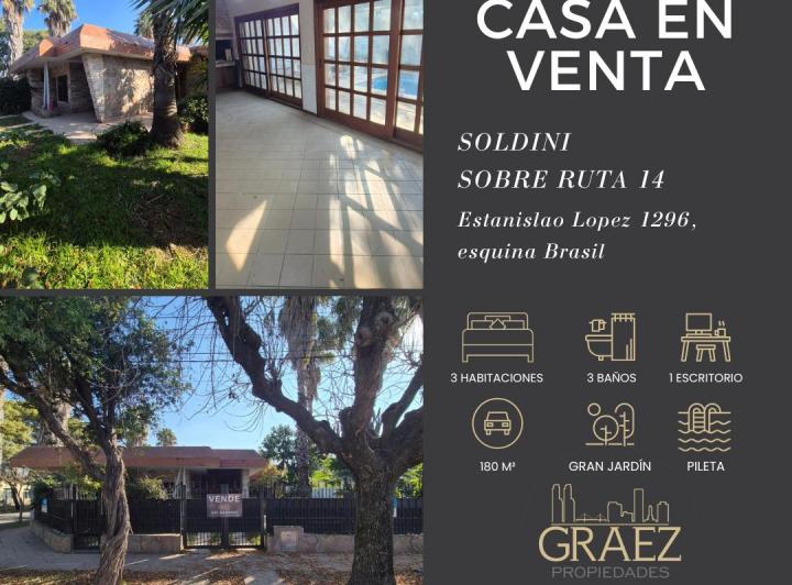 Casa · 180m² · 5 Ambientes · 2 Cocheras