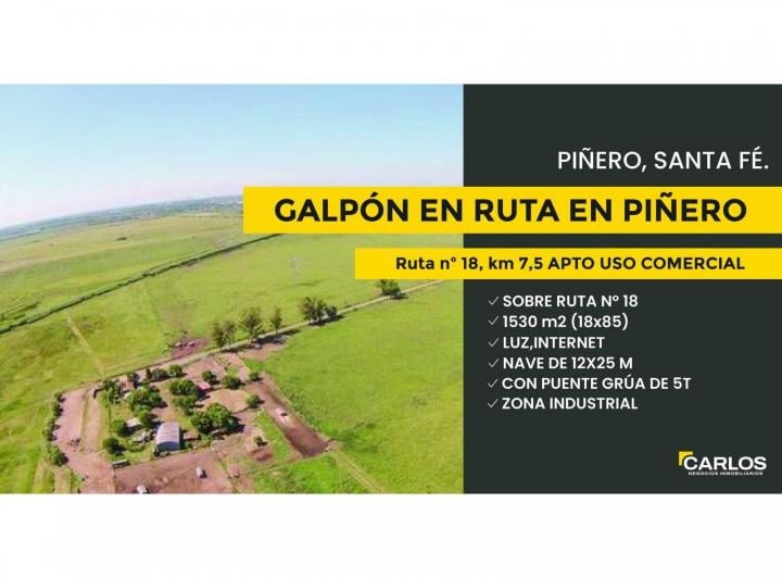 Bodega-Galpón · 300m² · 1 Ambiente