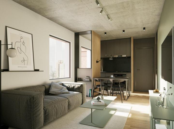 Departamento · 43m² · 2 Ambientes