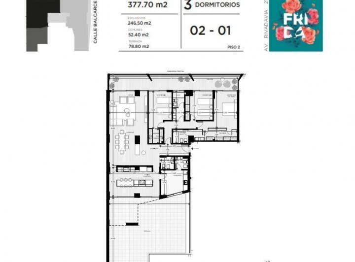 Departamento · 377m² · 5 Ambientes