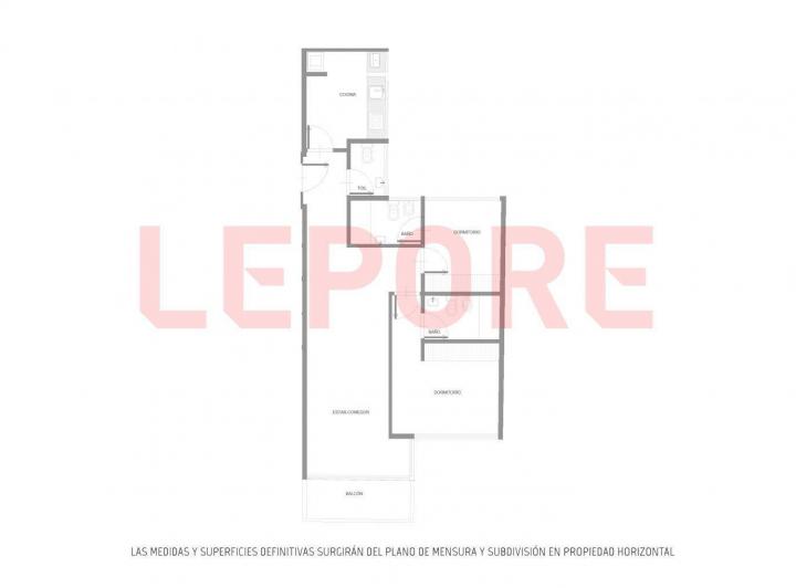Departamento · 77m² · 3 Ambientes