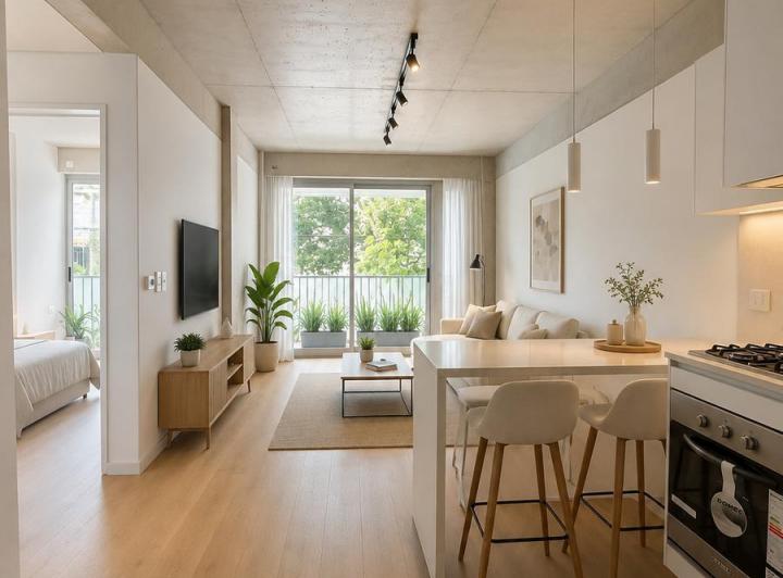 Departamento · 66m² · 3 Ambientes · 1 Cochera