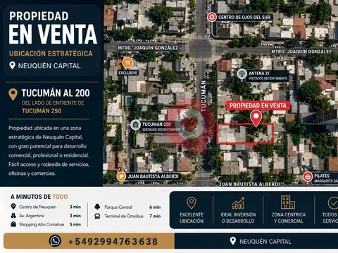 Terreno en Venta en Neuquén, Confluencia