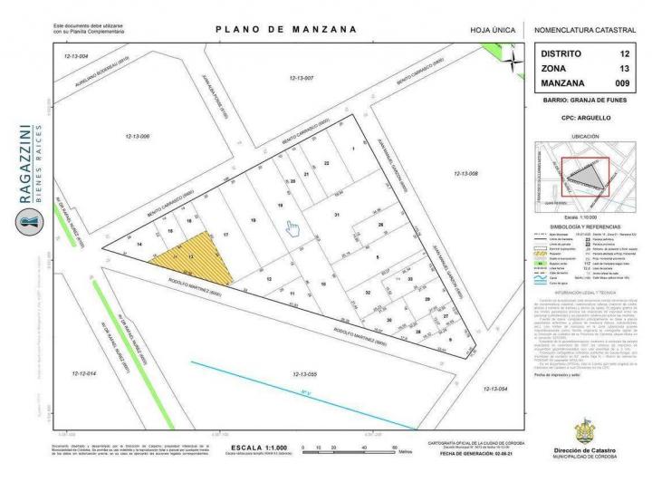 Terreno · 303m² · 2 Ambientes · 1 Cochera