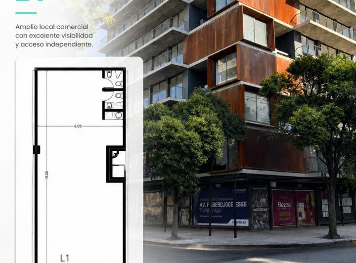 Local comercial · 90m² · 1 Ambiente