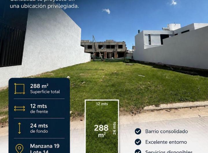 Terreno · 288m²