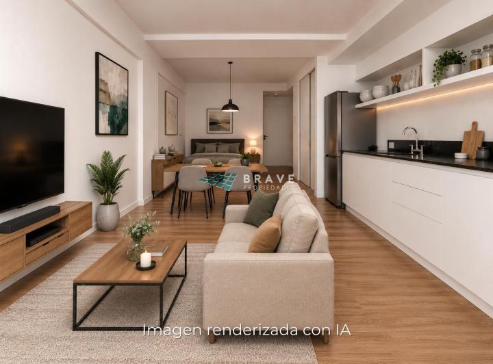 Departamento · 32m² · 1 Ambiente