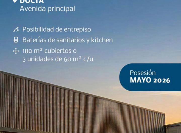 Local comercial · 60m² · 1 Ambiente · 4 Cocheras