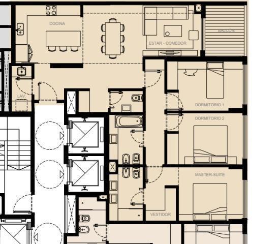Departamento · 114m² · 4 Ambientes