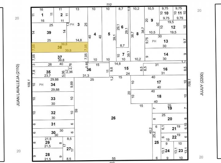 Terreno · 280m²