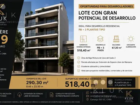 Terreno en Venta en Villa Luro, CABA