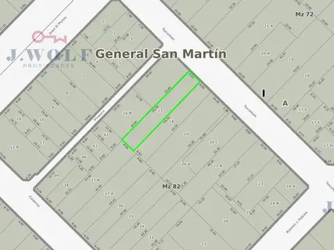 Terreno en Venta en Centro, General San Martin