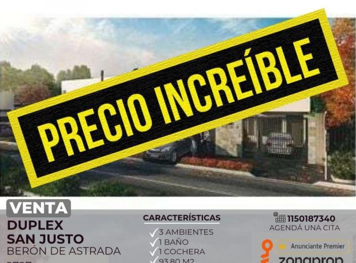 Departamento · 68m² · 3 Ambientes · 1 Cochera