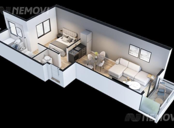 Departamento · 44m² · 1 Ambiente