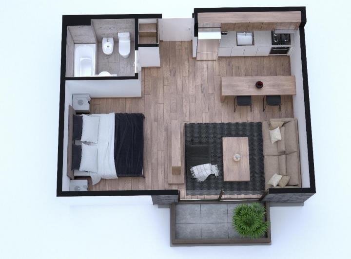 Departamento · 39m² · 1 Ambiente