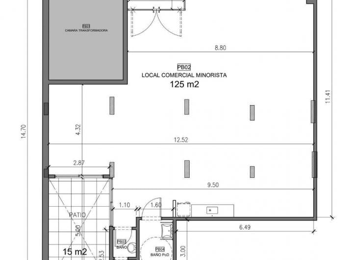 Local comercial · 150m² · 1 Ambiente