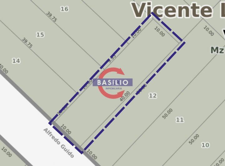 Terreno · 400m²
