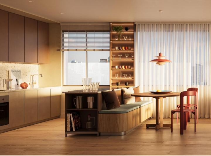 Departamento · 85m² · 3 Ambientes · 1 Cochera