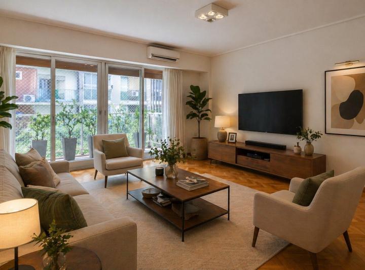Departamento · 133m² · 4 Ambientes · 1 Cochera