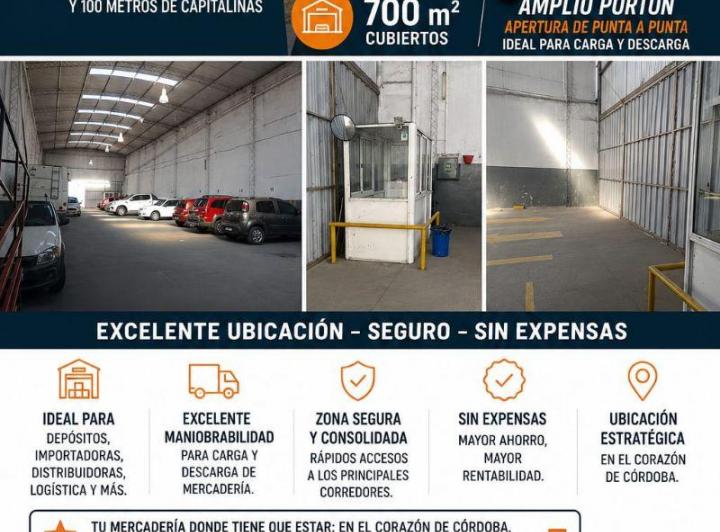 Bodega-Galpón · 700m² · 1 Ambiente
