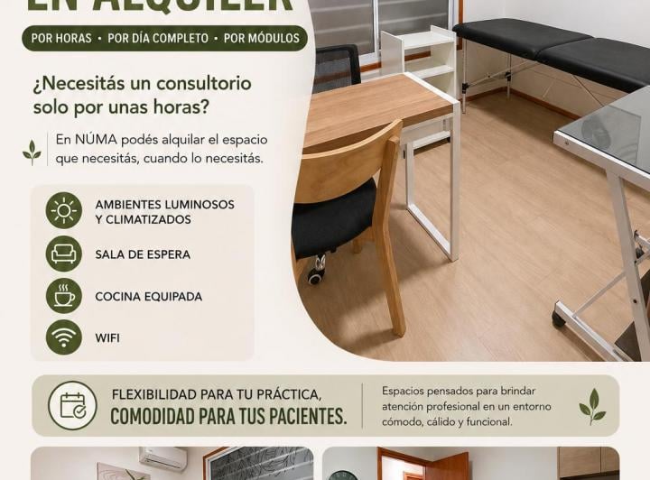 Consultorio · 30m² · 3 Ambientes