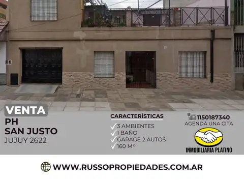 PH en Venta en San Justo, Partido de La Matanza