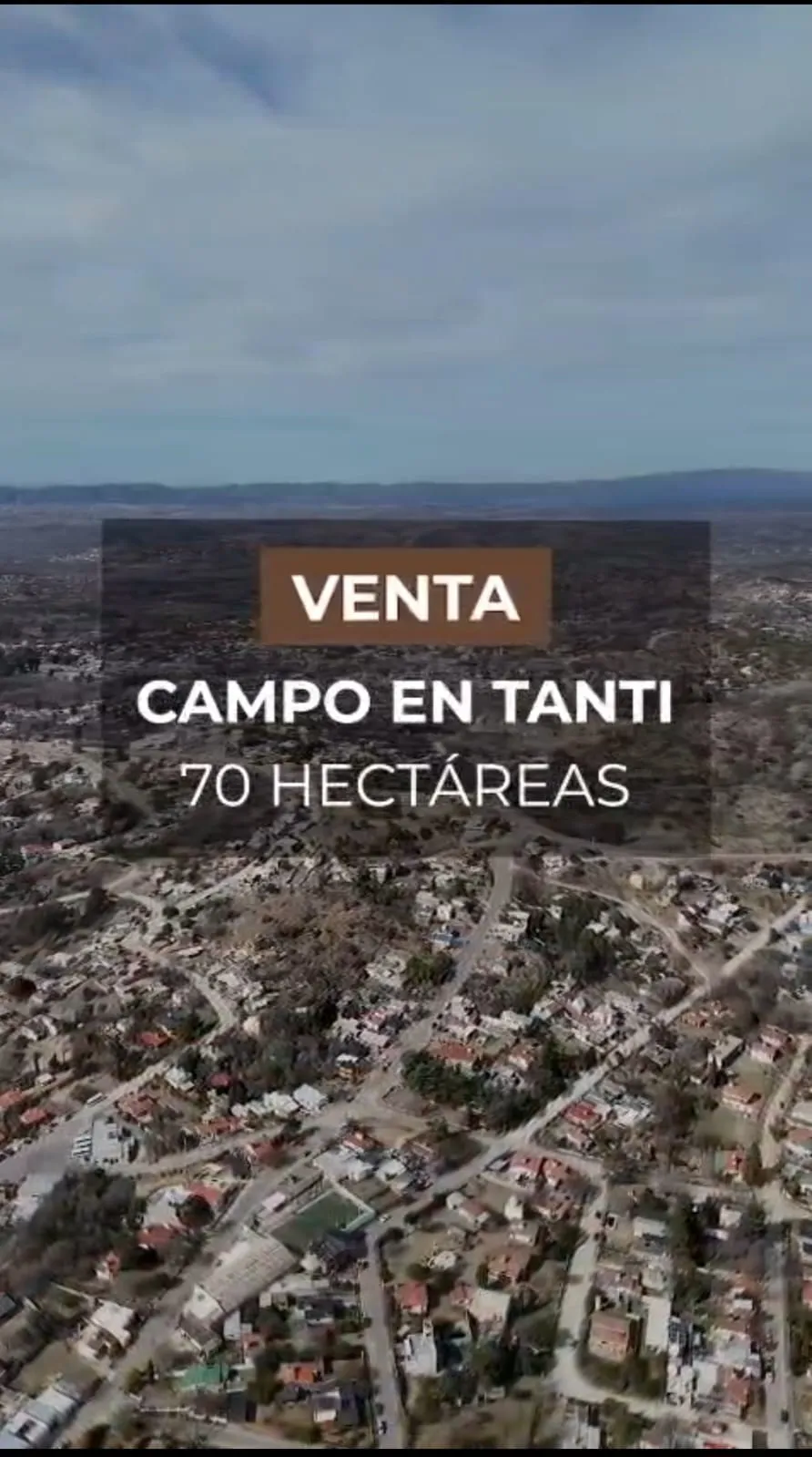 Importante Campo de 70 Ha. en Valle de Punilla