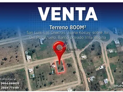 Terreno en Venta en San Luis, Juan Martín de Pueyrredón