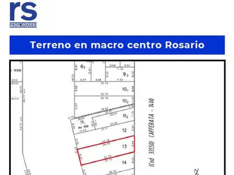 Terreno en Venta en Macrocentro, Rosario