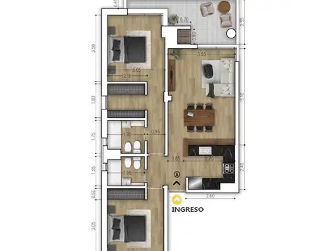 Departamento en Venta en San Lorenzo, Santa Fe
