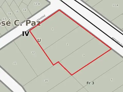 Terreno en Venta en Jose Clemente Paz, Partido de José C. Paz