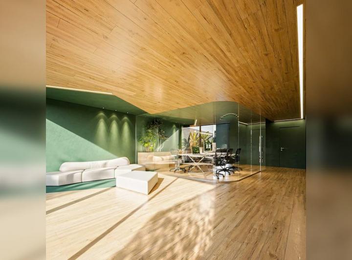 Oficina comercial · 117m² · 1 Ambiente · 1 Cochera